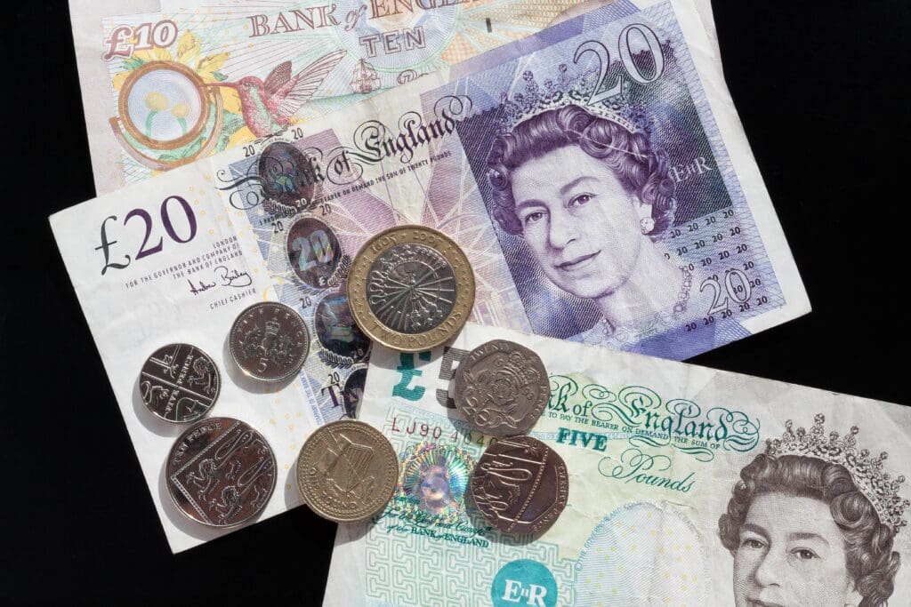 pound, coins, currency