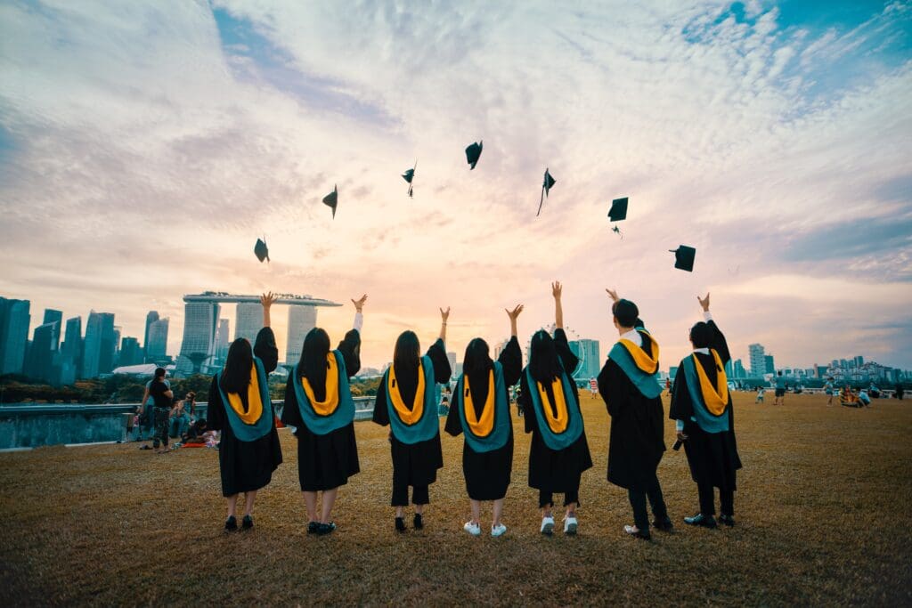 This is the day we graduated, with lots of feeling and lots of tears. We came from different country, different provinces, and this might be the last time we will see each other. I am happy that I met you awesome people, and I hope everyone will continue the life journey with flying colors. Cheers.