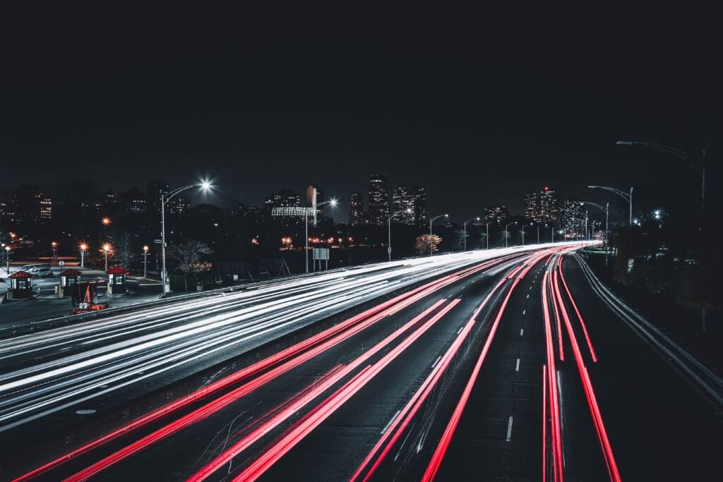 Traffic on Lakeshore Drive