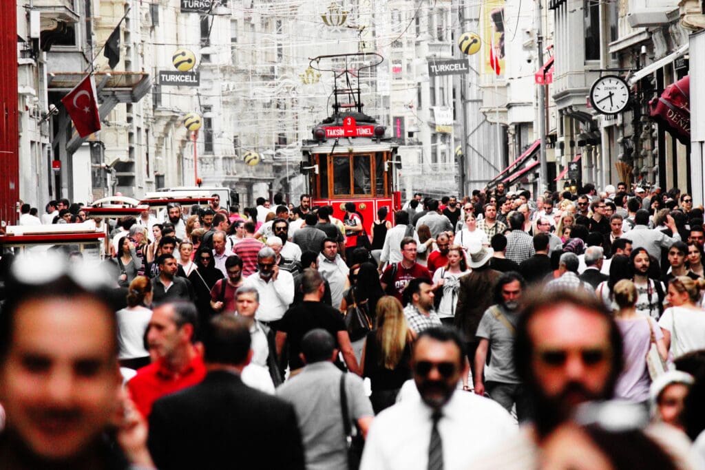 turkey, istanbul, crowd