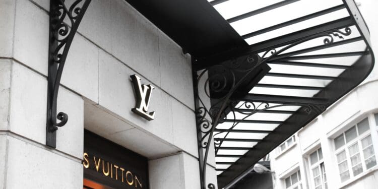 Louis Vuitton shopfront during day