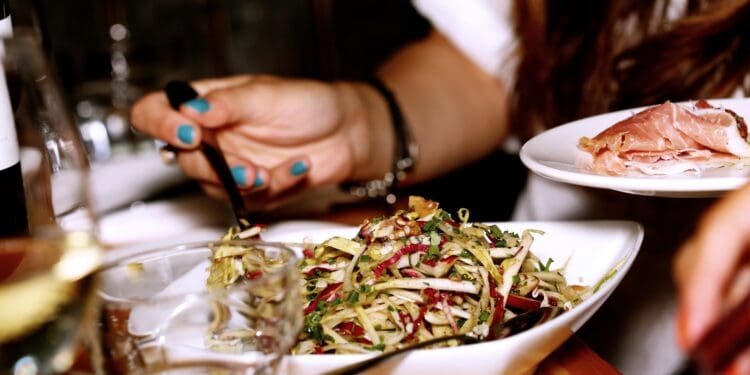 salad, restaurant, meal