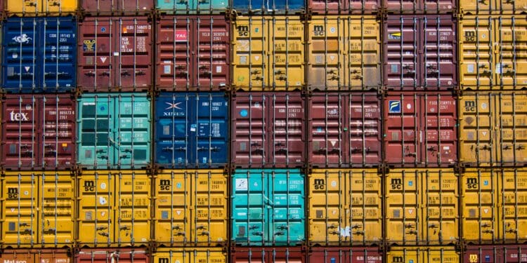 Shipping container pattern