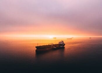 This was taken one morning as part of a distance test flight. I wanted to see how far I could push the drone out into San Francisco Bay and the weather conditions were perfect. There was no wind, and zero signal interference and this shot was 2.8km into the bay. It wasn’t until I got home and started to edit that I saw the ship was called Golden Energy. It seemed more than perfect with the sunrise lurking on the horizon.