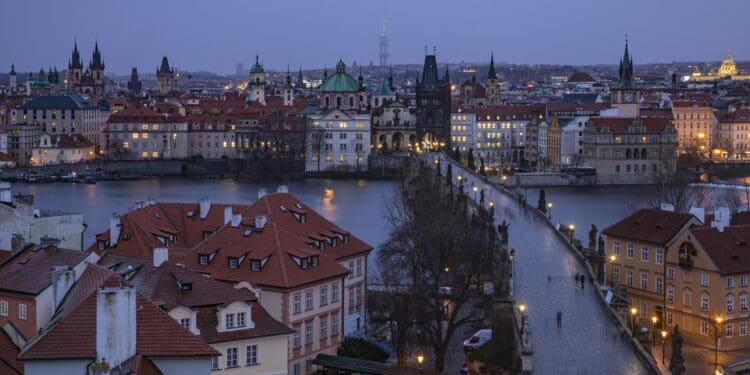 town, downtown, europe