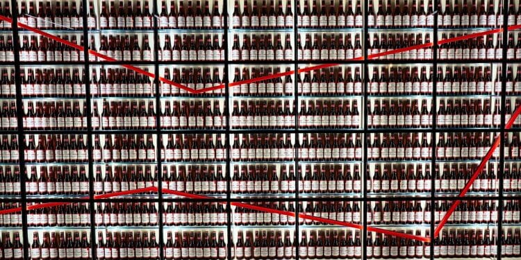 Beer from Budweiser at The O2 Arena London