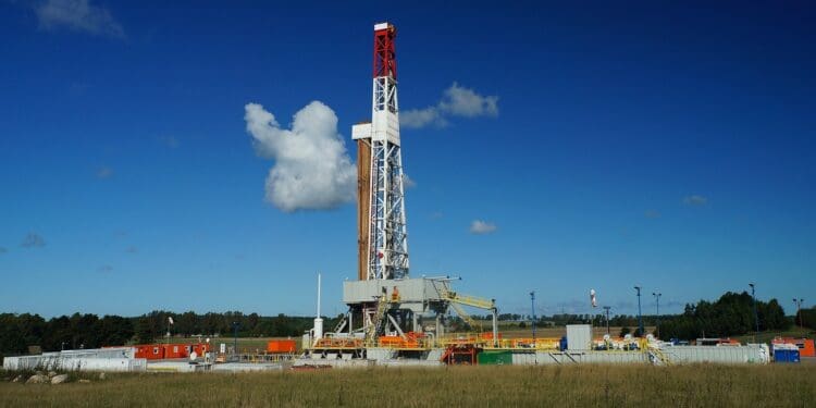 gas, oil rig, drilling rig