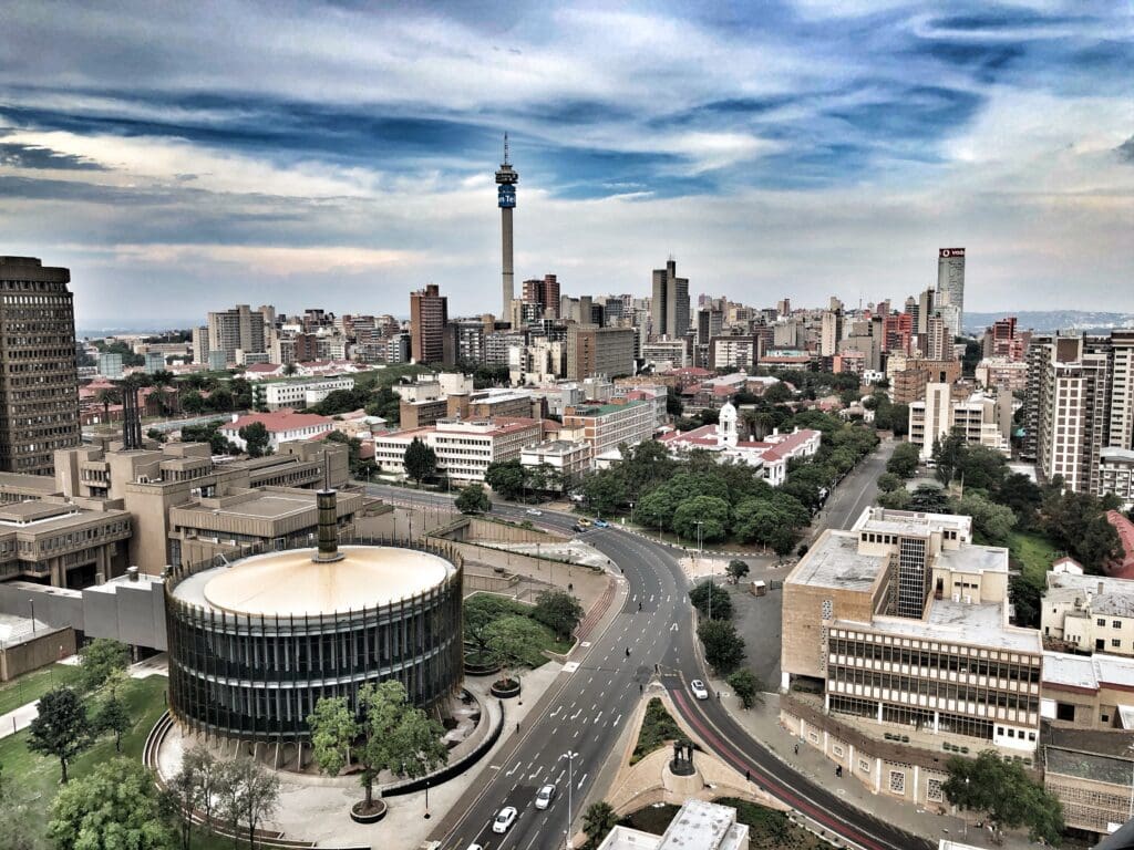 Johannesburg views.