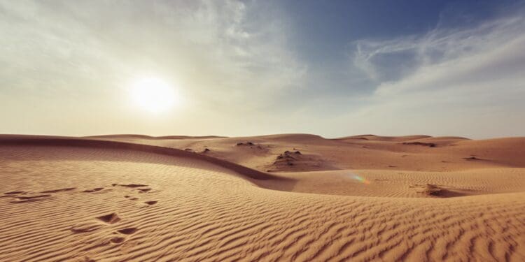 Muscat desert sunset