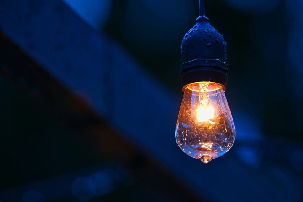 photo of light bulb