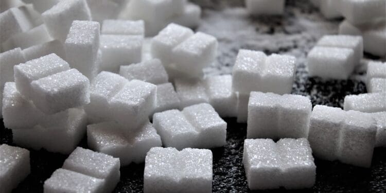 sugar, sweet, cubes