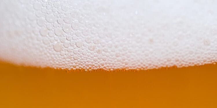 beer, foam, bubbles