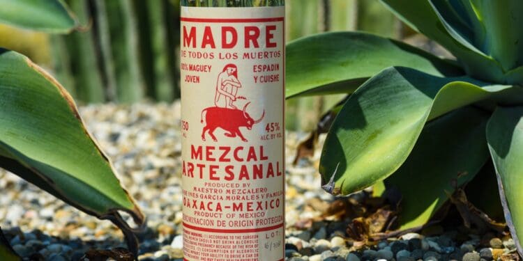 Bottle of Madre Mezcal.