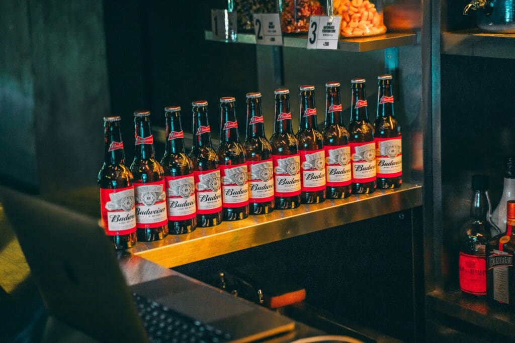 Budweiser Beer Bottles
