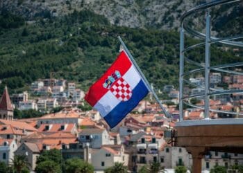 croatia, flag, sea