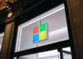 Microsoft Store sign.