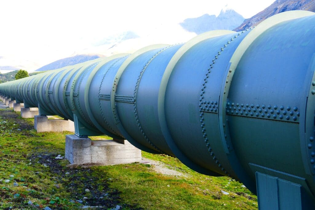 pressurized water pipe, tube, pipeline