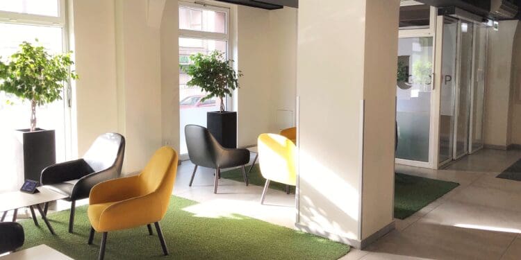 Reception - Lobby - Coworking Budapest