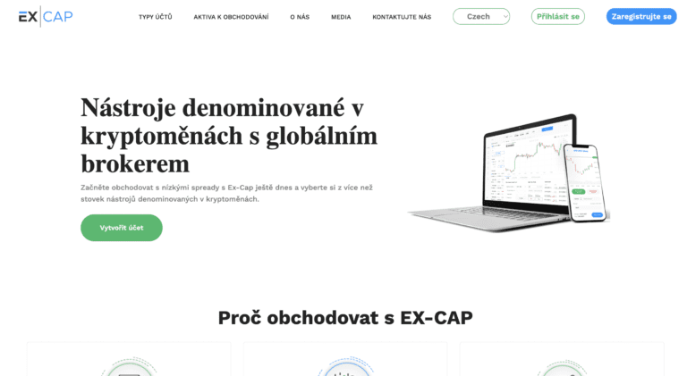 EX | CAP — Pochybný broker, u kterého vaše peníze rozhodně nejsou v bezpečí