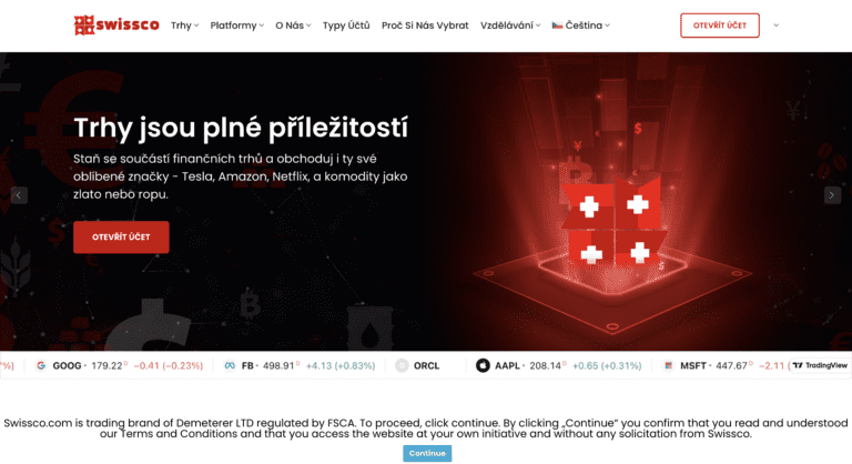 Swissco — Broker, který nemá v Česku co pohledávat
