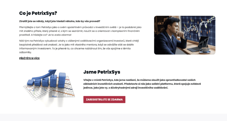 PetrixSys: Další podvodná platforma, která ohrožuje důvěřivé investory