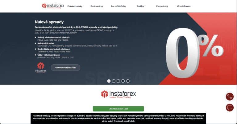 InstaForex: Slabá regulace, nevýhodné podmínky a vlastnická struktura z Ruska