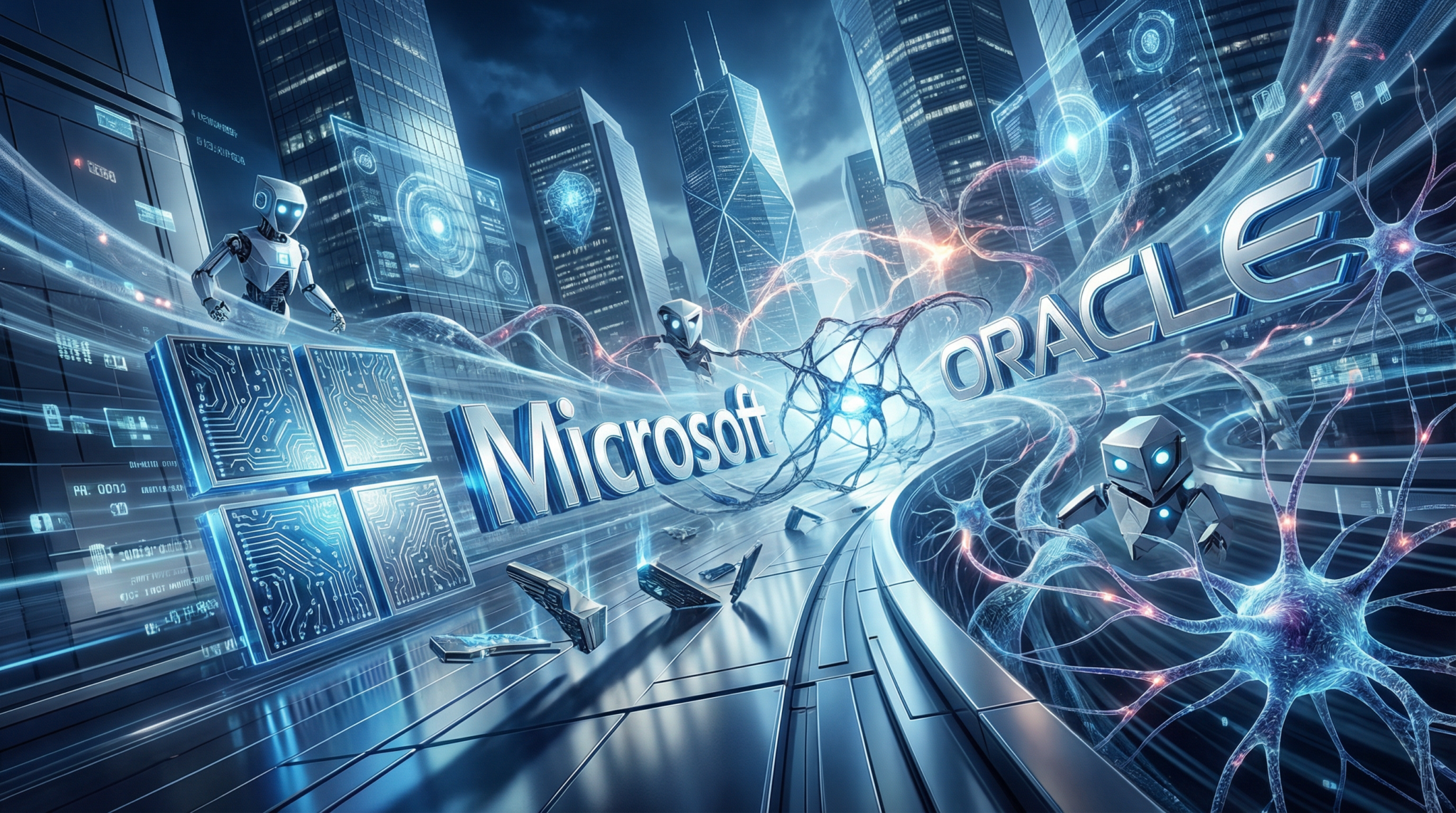 Microsoft a Oracle pod tlakem nové éry autonomních AI agentů