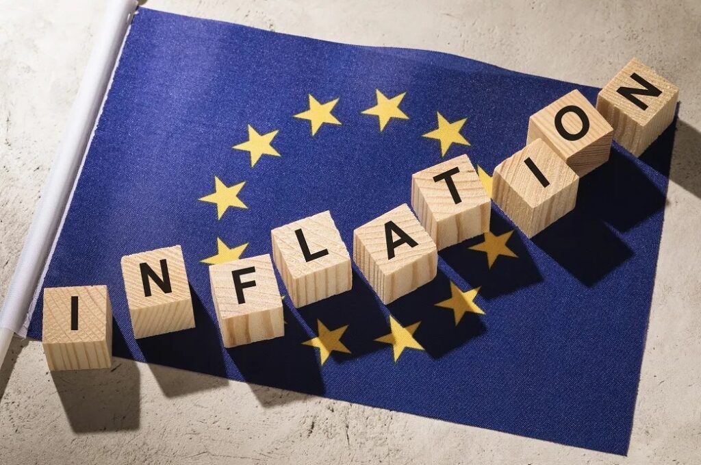 Euro zone inflation EU eurozóna