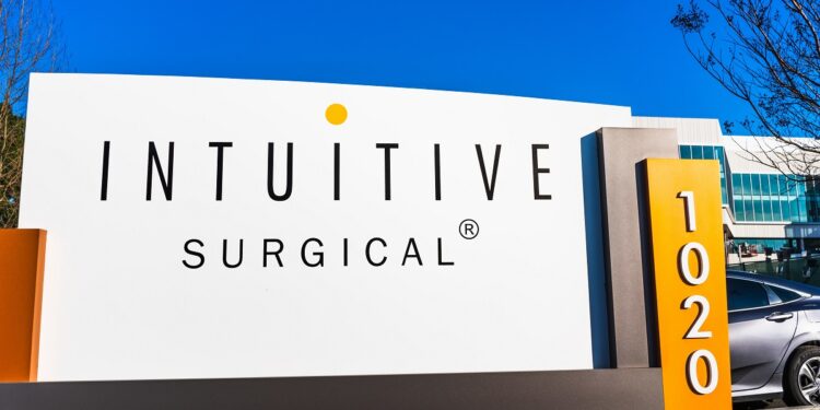 Jan 22, 2020 Sunnyvale / CA / USA - Intuitive Surgical headquarters in Silicon Valley; Intuitive Surgical Inc. is an American corporation that develops, manufactures, and markets robotic products