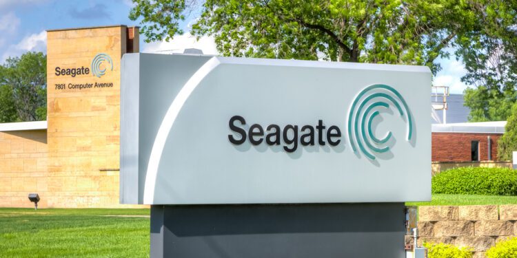 BLOOMINGTON MN/USA - MAY 29 2016: Seagate manufacturing facility. Seagate Technology is an American data storage company.