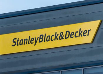 Northampton UK December 09, 2017: Stanley Black And Decker Builders Merchant logo sign in Brackmills Industrial Estate