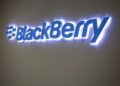 The BlackBerry logo located in the lobby of the company's B building in Waterloo, Ont. on Tuesday, May 29, 2018. THE CANADIAN PRESS/Andrew Ryan