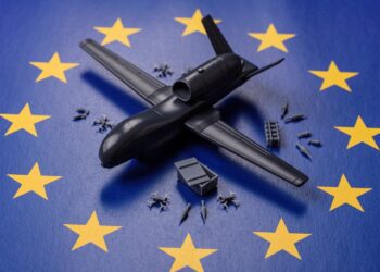 EU drone unmanned autonomous technology of espionage and strikes on the enemy, Europe defense against invaders